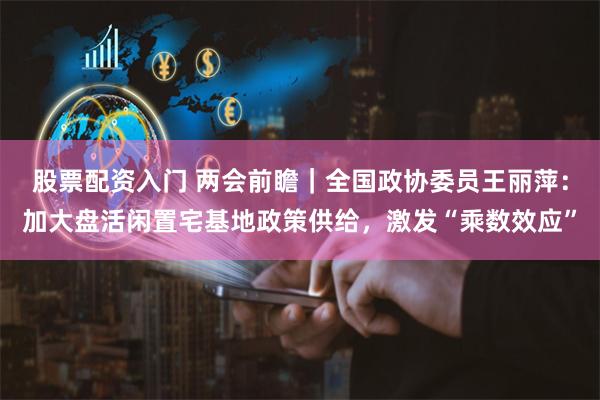 股票配资入门 两会前瞻｜全国政协委员王丽萍：加大盘活闲置宅基地政策供给，激发“乘数效应”