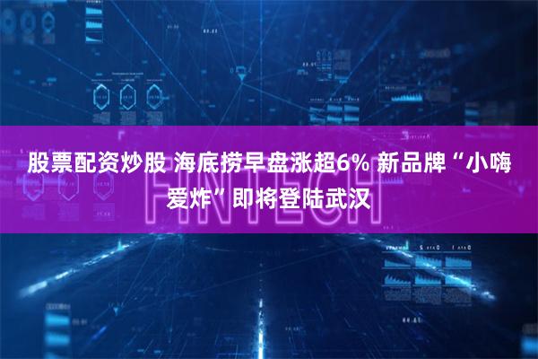 股票配资炒股 海底捞早盘涨超6% 新品牌“小嗨爱炸”即将登陆武汉