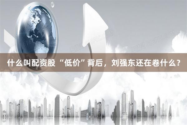什么叫配资股 “低价”背后，刘强东还在卷什么？