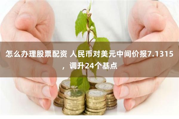 怎么办理股票配资 人民币对美元中间价报7.1315，调升24个基点